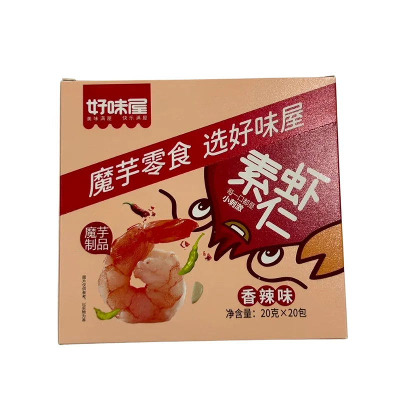 กุ้งกรุบ รสเผ็ดหมาล่า 20 ซอง / กล่อง