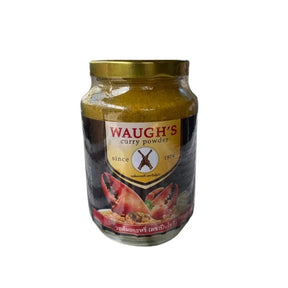 Curry powder spice blend, aromatic seasoning isolated on white background