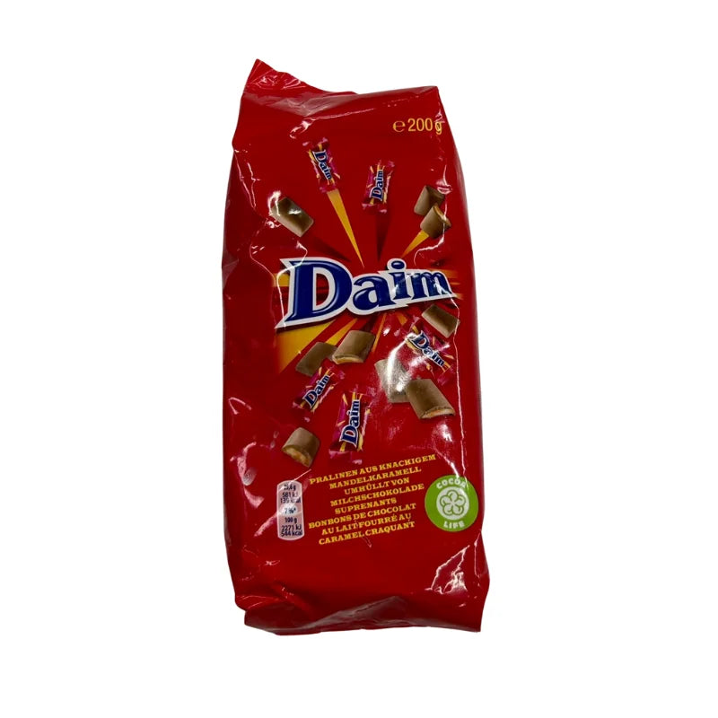Daim chocolate ช็อกโกแลตสอดไส้รสคาราเมล 200 กรัม / ห่อ