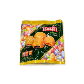 Denma fruit-filled cookies bag on a white background