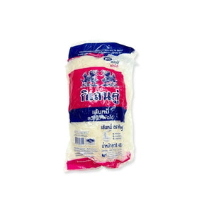 Double Kirin rice vermicelli, fresh rice noodles, 450g pack isolated on white background