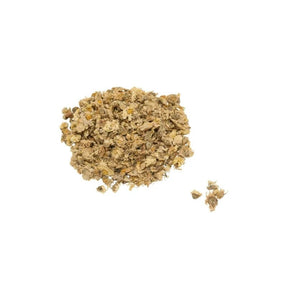 Dried chrysanthemum flowers, herbal tea flowers, 100g pack isolated on white background