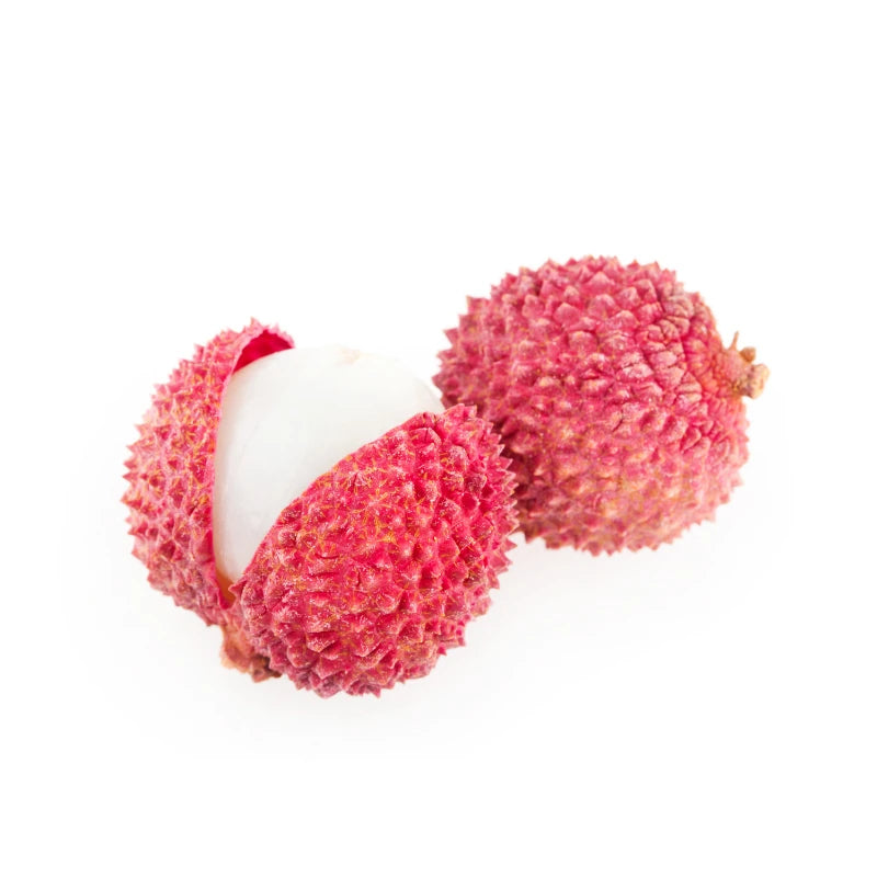 Emperor lychee on a white background