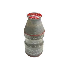 Fermented mackerel intestine sauce bottle on a white background