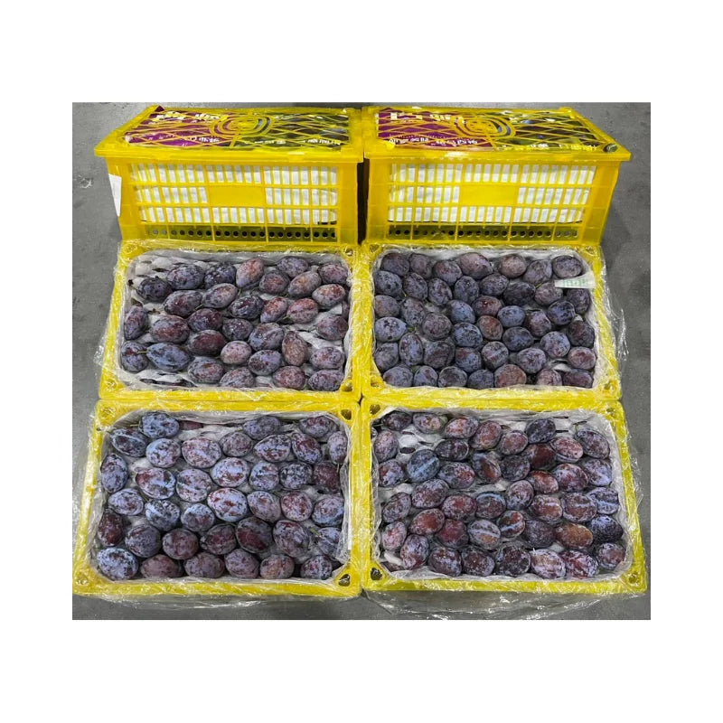 Fresh Prunes Yellow Basket (4kg Total Weight)