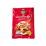 ปลาหมึกเผ็ดปรุงรส รสหมาล่า ตรากู๊ดดี้ 60 กรัม / ห่อ