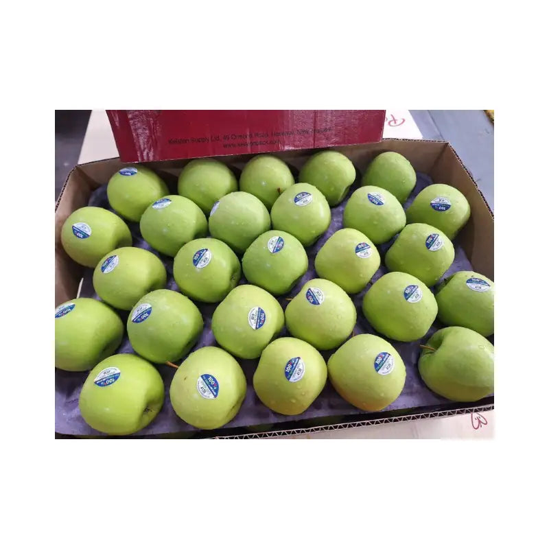 Granny Smith Apples New Zealand Kelston Brand Size 120 (17.5kg Box)