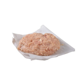 Fresh ground chicken, minced chicken meat, 500g pack isolated on white background