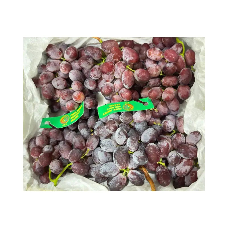 JTX Swan Brand Emperor Seedless Red Grapes (Total Weight Including Basket 4.8kg)