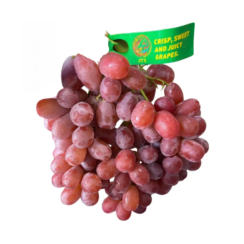 JTX Swan Seedless Red Grapes (Total Weight Including Basket 4.5kg)