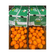 Two boxes of oranges labeled 'JOEY' on a white background