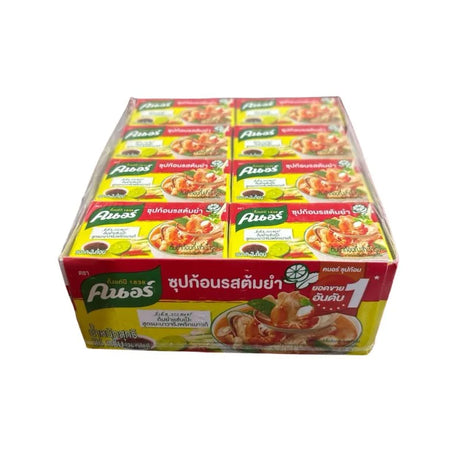 box of tom yum soup flavor cubes