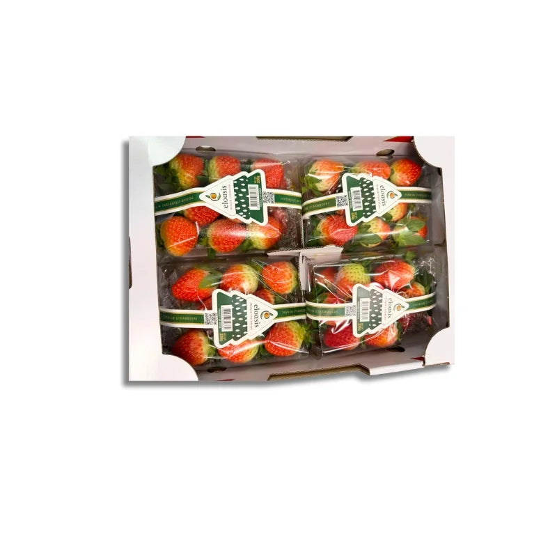 สตรอว์เบอร์รีเกาหลี 330 กรัม 4 แพ็ค /ถาด