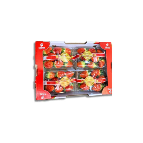 สตรอว์เบอร์รีเกาหลี 330 กรัม 4 แพ็ค /ถาด