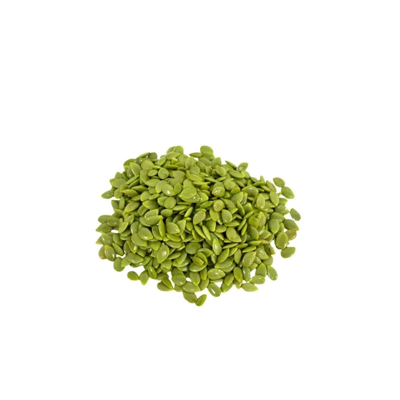 Fresh Lead Tree Seeds (Shelled) 250g pack on white background — edible white seeds perfect for Thai salads and traditional dishes.