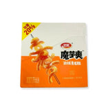 Box of snack sticks with branding and text on a white background