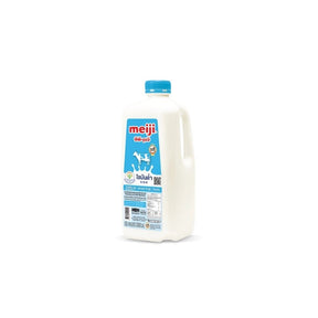 Meiji 100 percent fresh cow’s milk low fat, reduced fat milk, 2 liter bottle isolated on white background