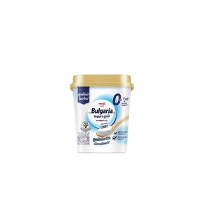 Meiji Bulgaria yogurt fat free, low calorie cultured yogurt, 450g tub isolated on white background