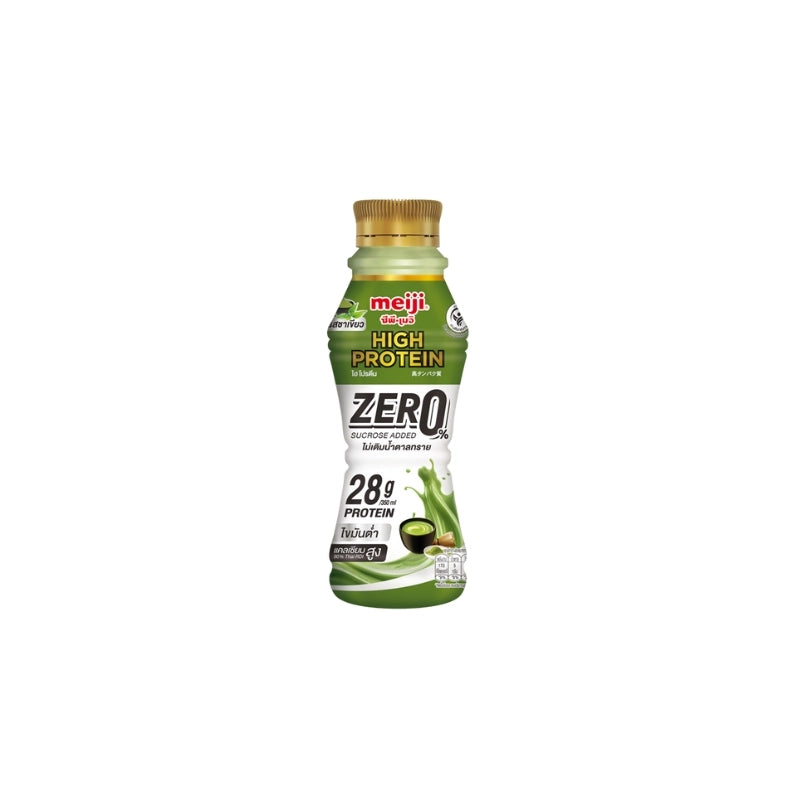 Meiji High Protein Green Tea Flavor No Sugar Added 350ml