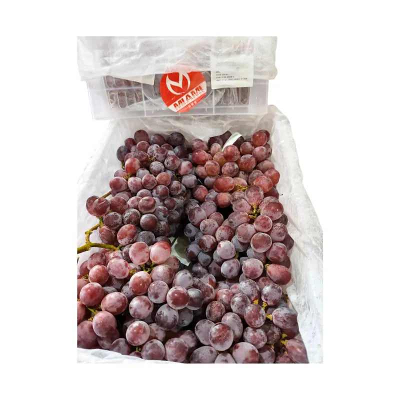Miami Brand Red Grapes (Total Weight Including Basket 5.8kg)