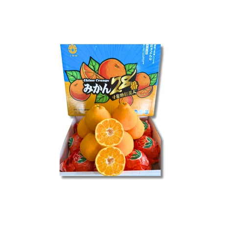 ส้มจุกกล่องฟ้า เบอร์16-18 4-4.5กก./กล่อง 