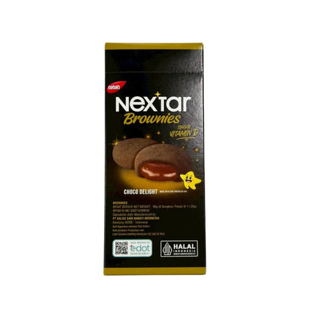 บราวนี่ ช็อกโกแลตชิป คุกกี้ Nextar 11.25 กรัม x 8 ชิ้น /กล่อง