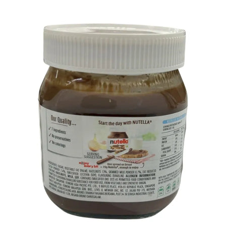 Nutella Hazelnut Spread (350g Jar)