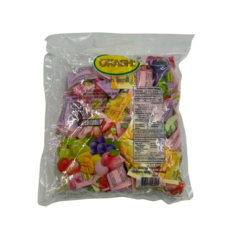 Okashi Assorted Fruit Chewy Candy (1000g Bag)