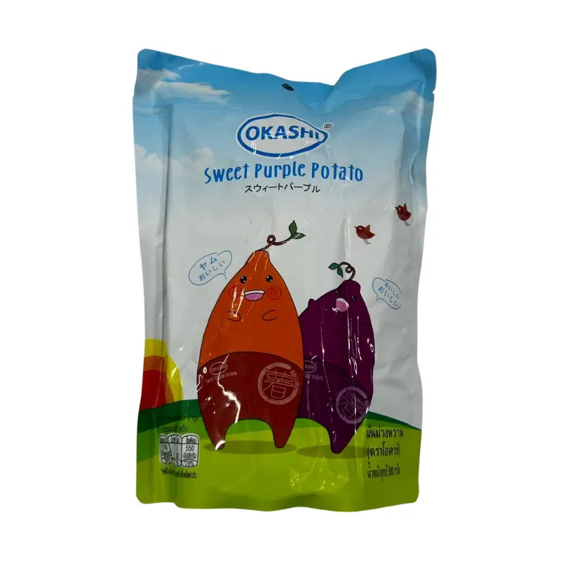 Okashi Sweet Purple Yam Chips (500g Pack)