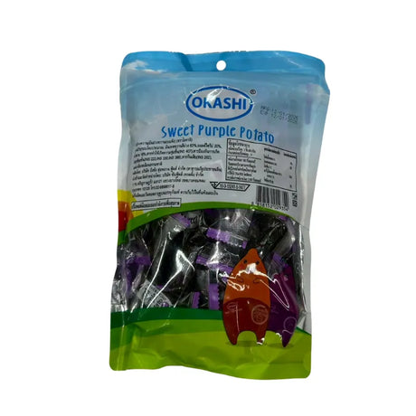 Okashi Sweet Purple Yam Chips (500g Pack)