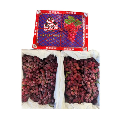 Penguin Brand Seedless Red Grapes (Total Weight Including Basket 4.5kg)