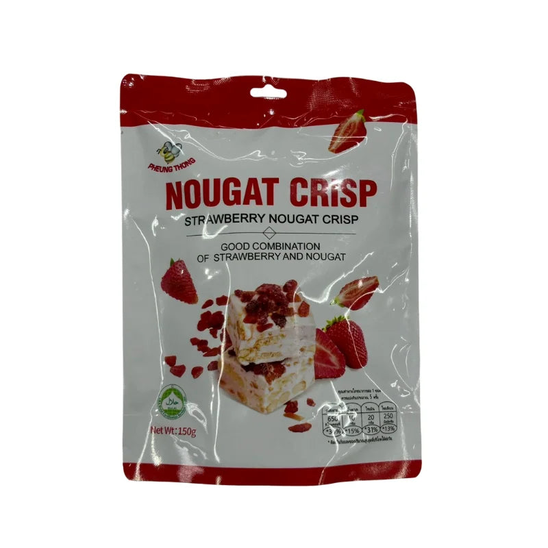 Pheung Thong Strawberry Nougat Crisp (150g Pack)