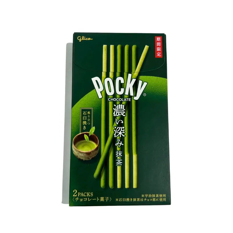 Pocky Japan Matcha Green Tea Flavor (2 Packs/Box)