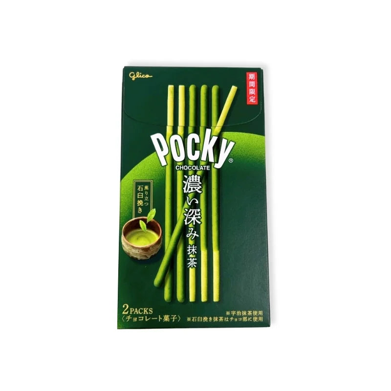 Pocky ญี่ปุ่น รสชาเขียวมัทฉะ 2 ซอง/กล่อง