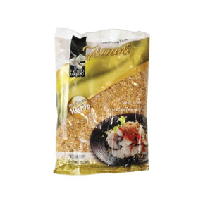 Raitip fried garlic pack on a white background