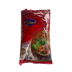 Raitip ground Thai chili pack on a white background