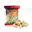 Raitip cashew nuts, raw cashew kernels, 200g pack isolated on white background