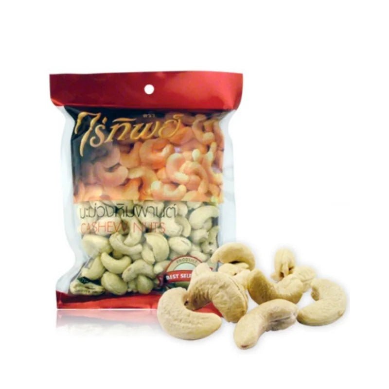 Raitip cashew nuts, raw cashew kernels, 500g pack isolated on white background