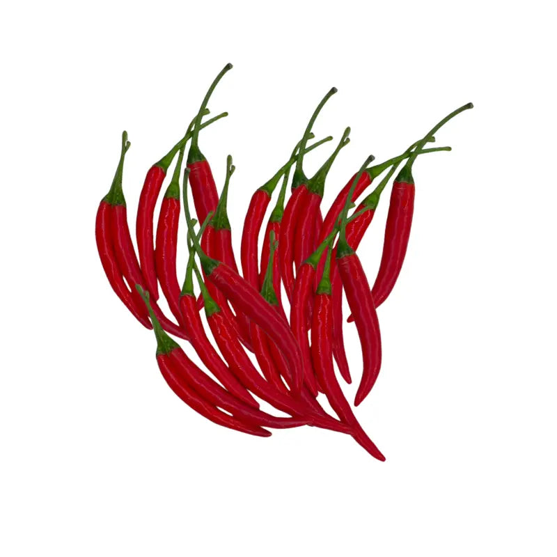 Thai Red Jinda Chili Stemmed Per kg