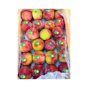 A photo of Red Plums Per kg on a white background