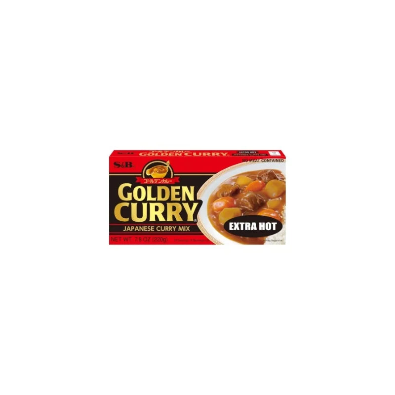 SB Golden Curry Japanese Curry Mix Extra Hot 220g