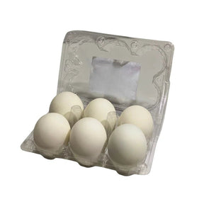 Salted eggs large size pack of 6 on a white background