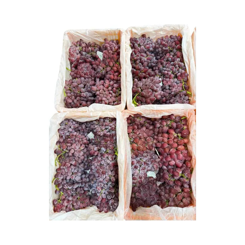Seedless Red Grapes Orange Basket (Total Weight Including Basket 6kg)