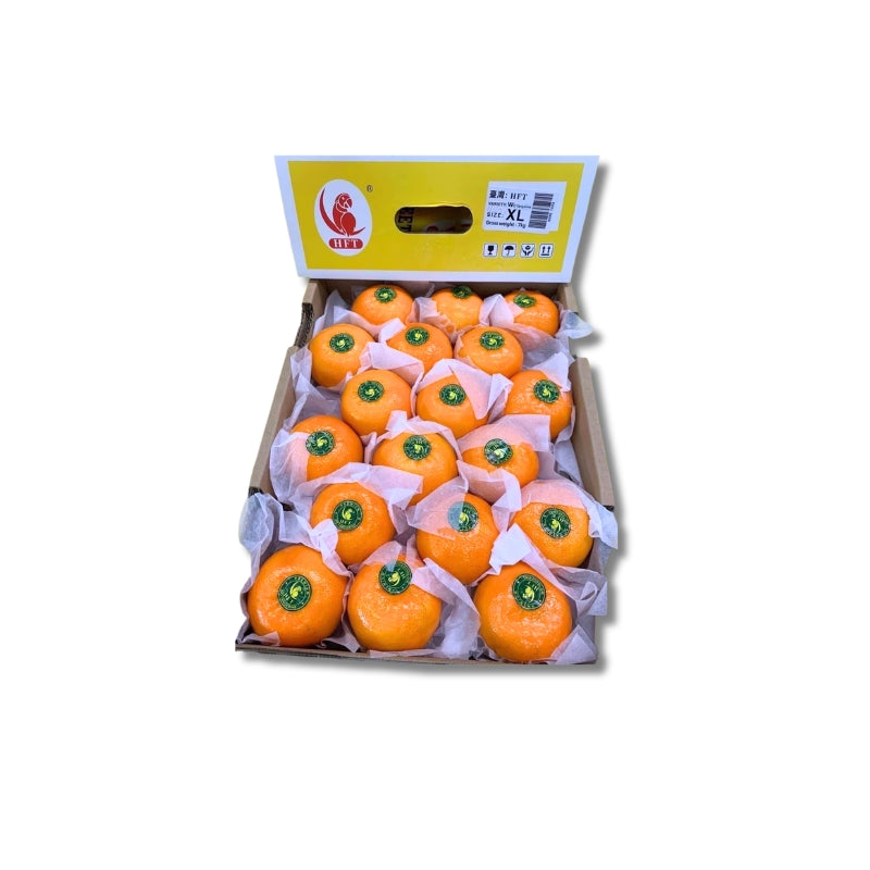 ส้มไต้หวันแบรนด์นกแก้ว ไซส์XL 6.5-7กก./กล่อง 