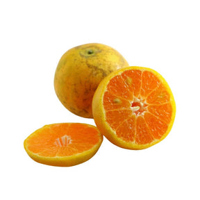 Tangerines size 0 on a white background