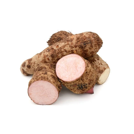 A photo of Taro Per kg on a white background