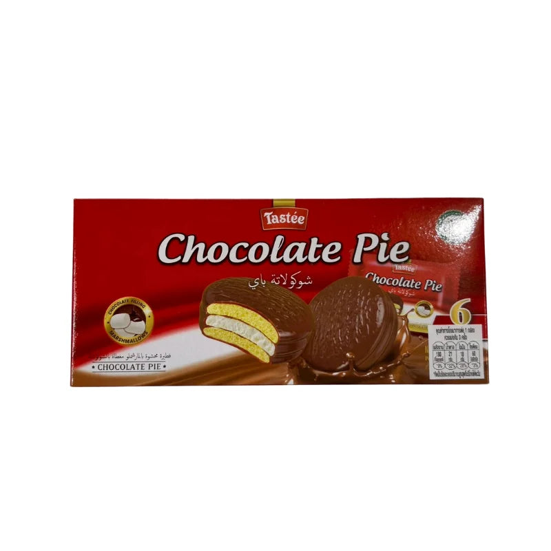 Tastee Chocolate-Coated Marshmallow Pie (6 Pieces/Box)