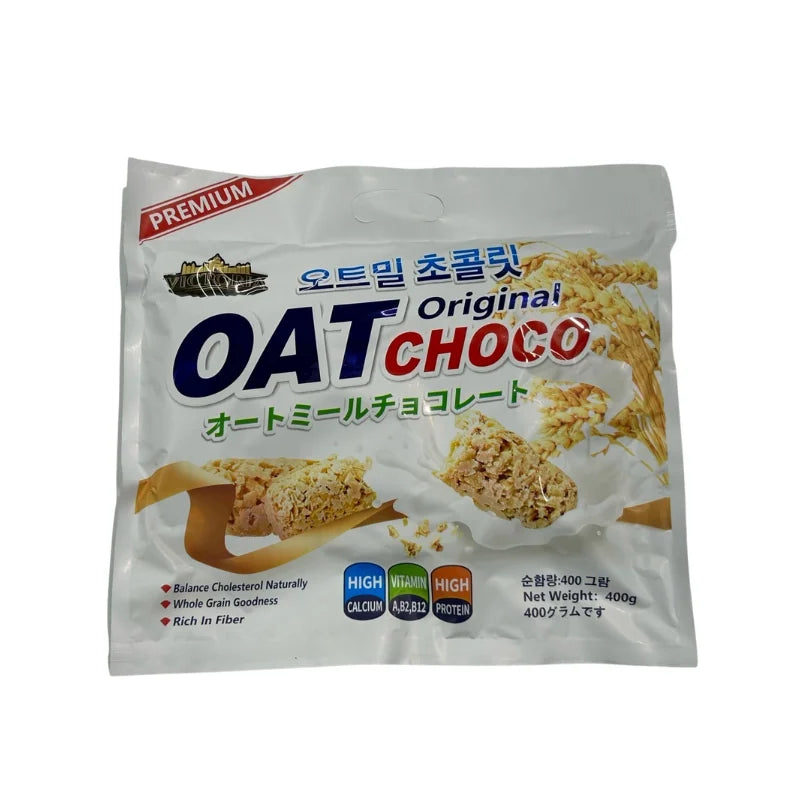 ข้าวโอ๊ตชนิดแท่งรสออริจินอลนม ตราทวิน ดอลฟิน 400 กรัม / ห่อ