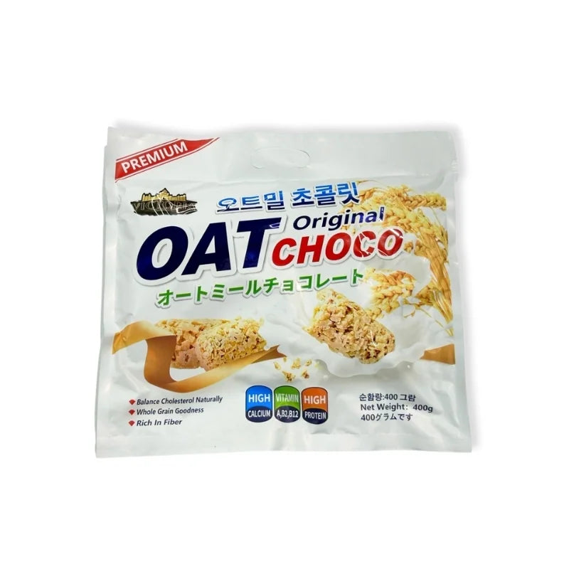 ข้าวโอ๊ตชนิดแท่งรสออริจินอลนม ตราทวิน ดอลฟิน 400 กรัม / ห่อ