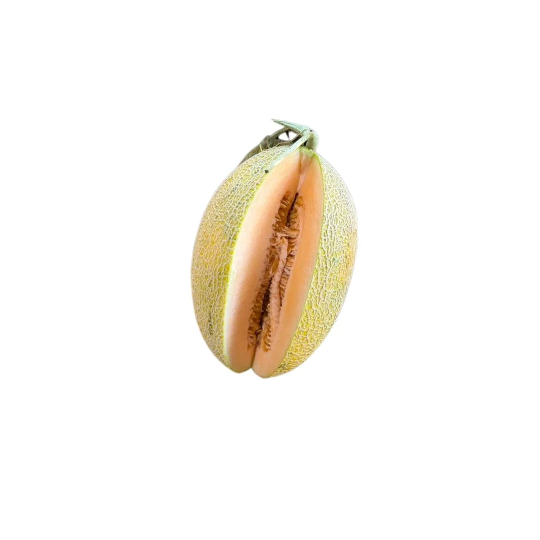 A photo of Yellow Melon Per Piece on a white background